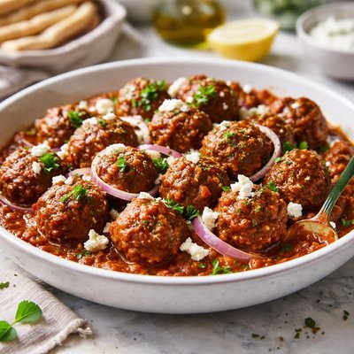Image of Soutzoukakia Mini Greek Meatballs