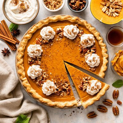 Image of Soy Free Vegan Dairy Free Delicious Pumpkin Pie