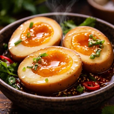 Image of Huevos marinados en soja