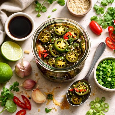 Image of Soy Pickled Jalapenos
