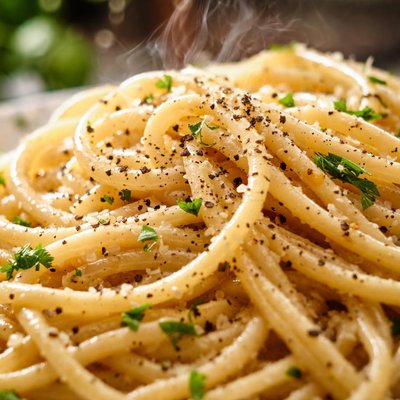 Image of Vegan Spaghetti Cacio e Pepe
