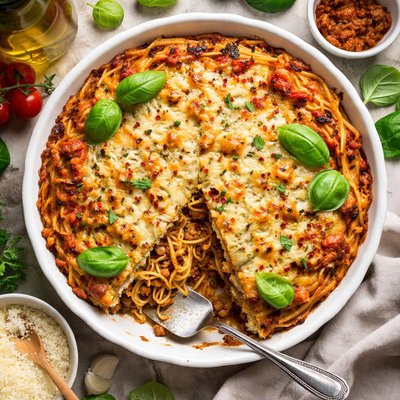Image of Spaghetti Pie