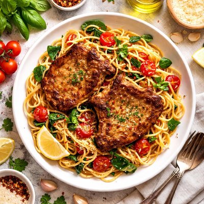 Image of Spaghetti Pork Chops