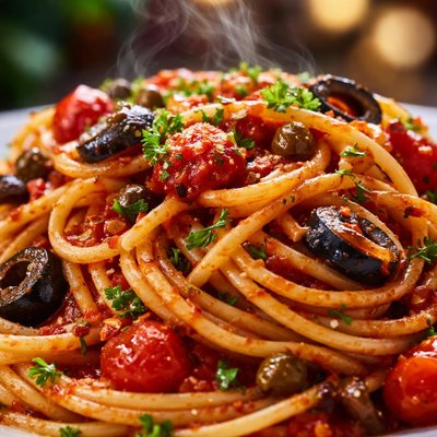 Image of Spaghetti Puttanesca Sauce