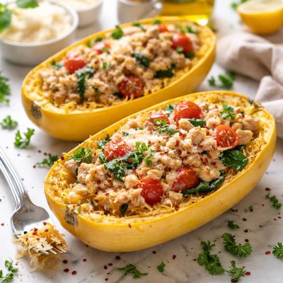 Image of Spaghetti Squash Boats