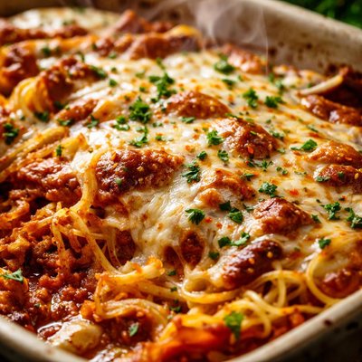 Image of Spaghetti Squash Lasagna Casserole Low Carb