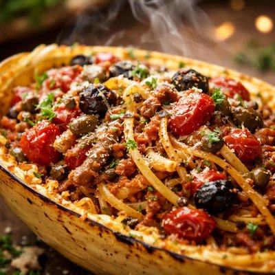 Image of Spaghetti Squash Puttanesca