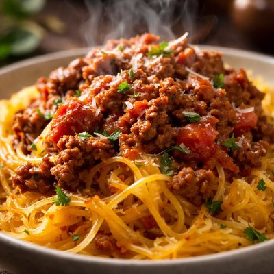 Image of Spaghetti Squash Spaghetti Ragu