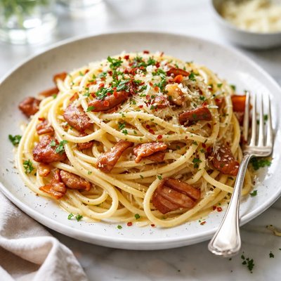 Image of Spaghetti with Bacon