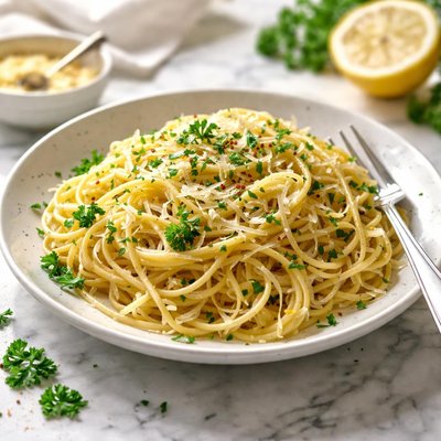 Image of Spaghetti with Butter Parsley