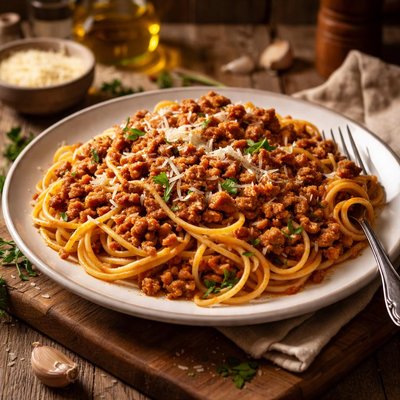 Image of Spaghetti with Ground Turkey