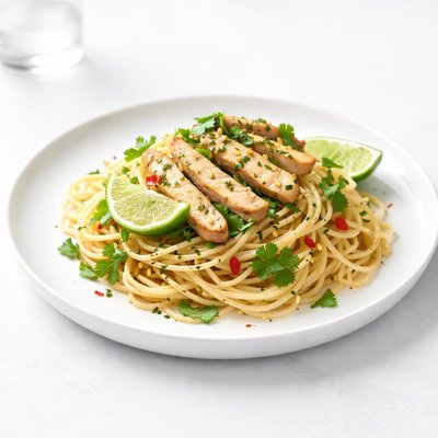Image of Spaghetti with Lime Chicken