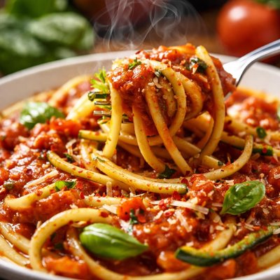 Image of Whole30 Spaghetti with Marinara Sauce