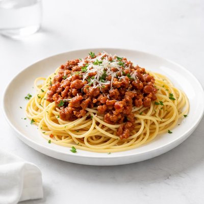 Image of Whole30 Spaghetti with Meat Sauce and Cheese