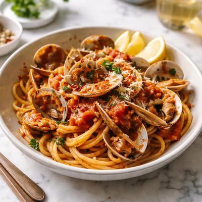 Image of Spaghetti with Red Clam Sauce