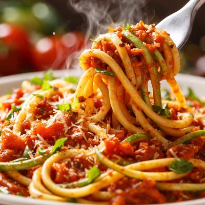 Image of Whole30 Spaghetti with Tomato Sauce