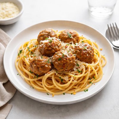 Image of Spaghetti with Turkey Meatballs
