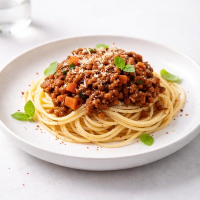 Image of Spaghetti with Vegetarian Bolognaise Sauce
