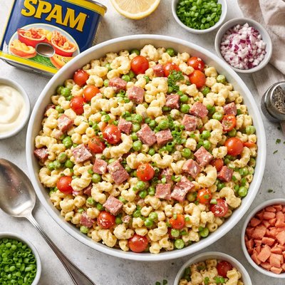 Image of Spam and Macaroni Salad