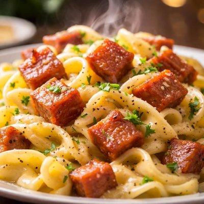 Image of Spam and Noodles Romanoff