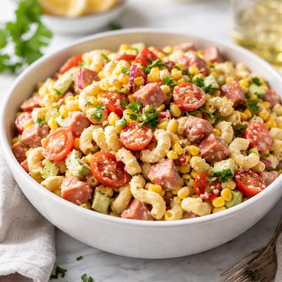 Image of Spam Macaroni Summer Salad