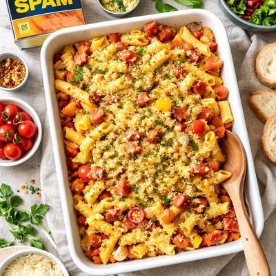 Image of Spam Pasta Casserole