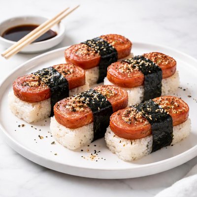 Image of Spammed Sushi Musubi