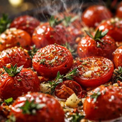 Image of Spanish Baked Cherry Tomatoes