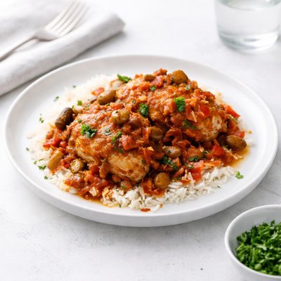 Image of Spanish Chicken Crock Pot