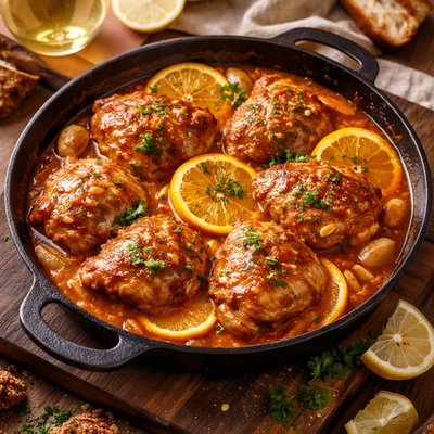 Image of Spanish Chicken in Orange Sauce