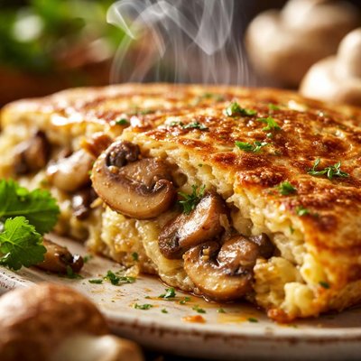 Image of Spanish Mushroom Omelet