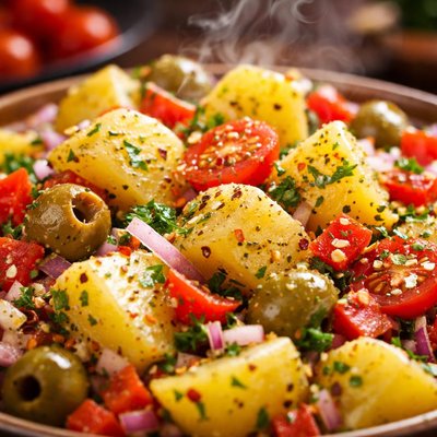 Image of Spanish Potato Salad No Mayonnaise