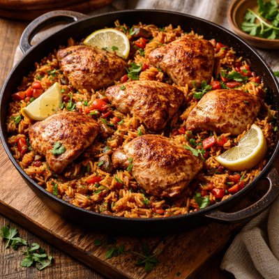 Image of Spanish Rice and Chicken
