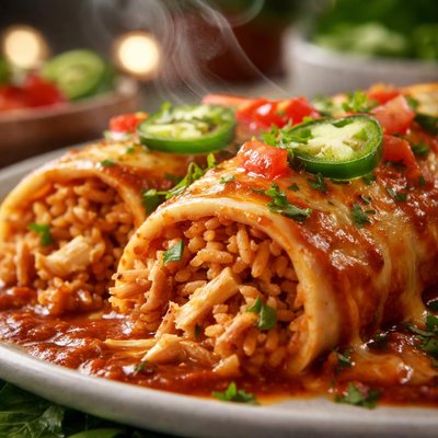Image of Spanish Rice Enchiladas