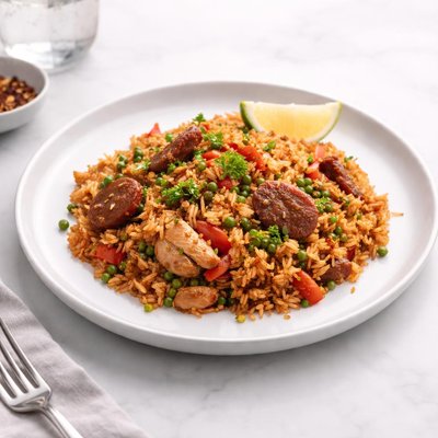Image of Spanish Rice with Chicken and Sausage