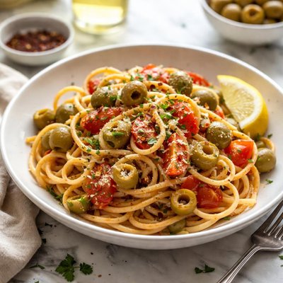 Image of Spanish Spaghetti W Pimento Stuffed Olives Zwt 8
