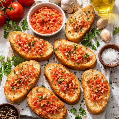 Image of Spanish Tomato and Garlic Bread