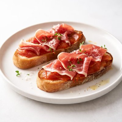 Image of Spanish Tomato Bread with Jamn Serrano