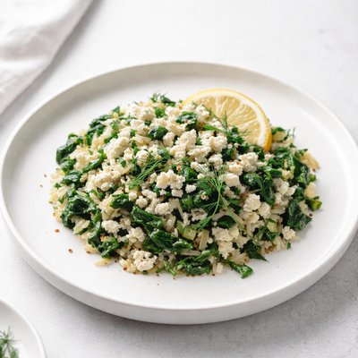 Image of Spanokorizo Spinach and Rice Casserole