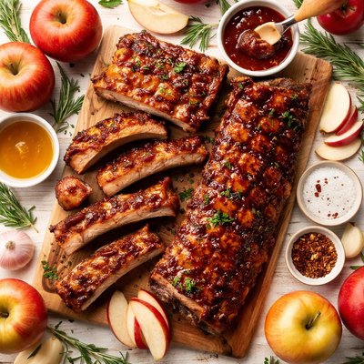 Image of Spareribs and Apples