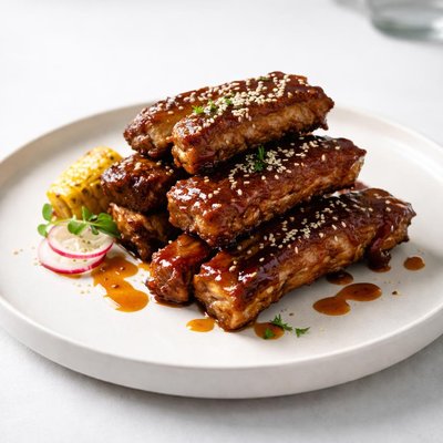 Image of Spareribs in Sweet Honey Sauce