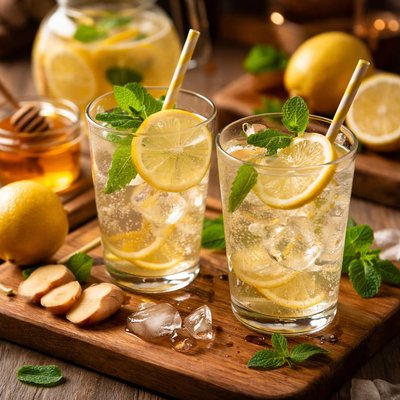 Image of Sparkling Ginger Lemonade