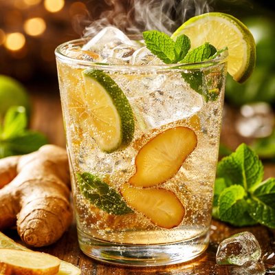 Image of Sparkling Homemade Ginger Ale