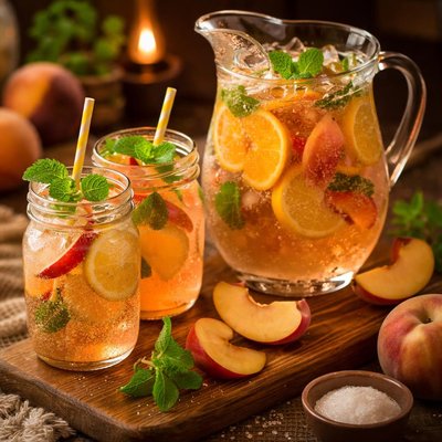 Image of Sparkling Peach Punch