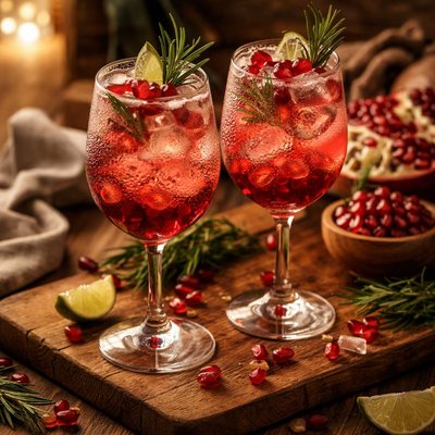 Image of Sparkling Pomegranate Cocktail