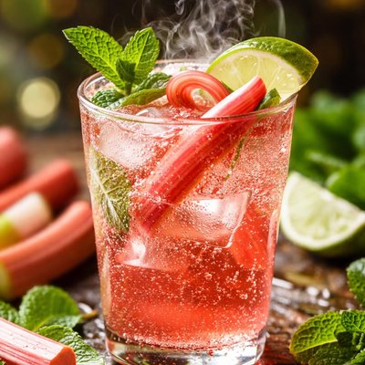 Image of Sparkling Rhubarb Spritzer