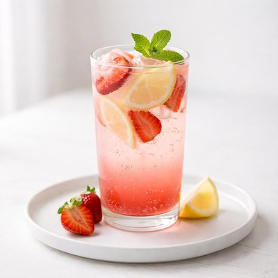 Image of Sparkling Strawberry Lemonade