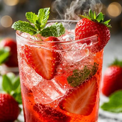 Image of Sparkling Strawberry Spritzer