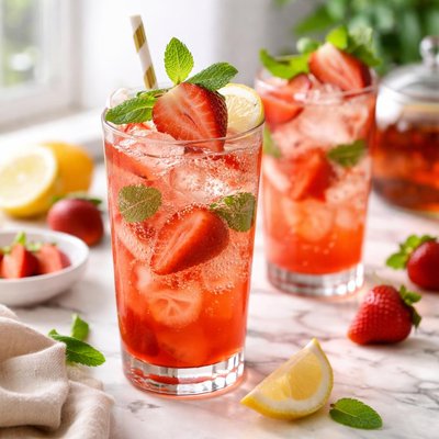 Image of Sparkling Strawberry Tea