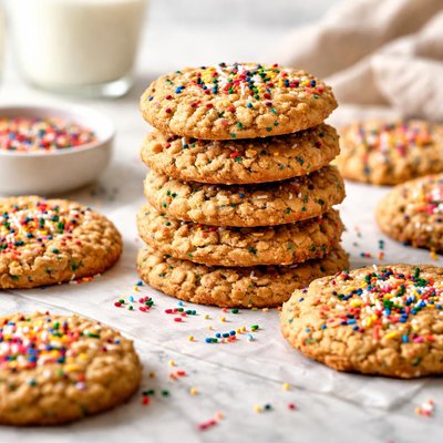 Image of Special Sprinkle Oatmeal Cookies